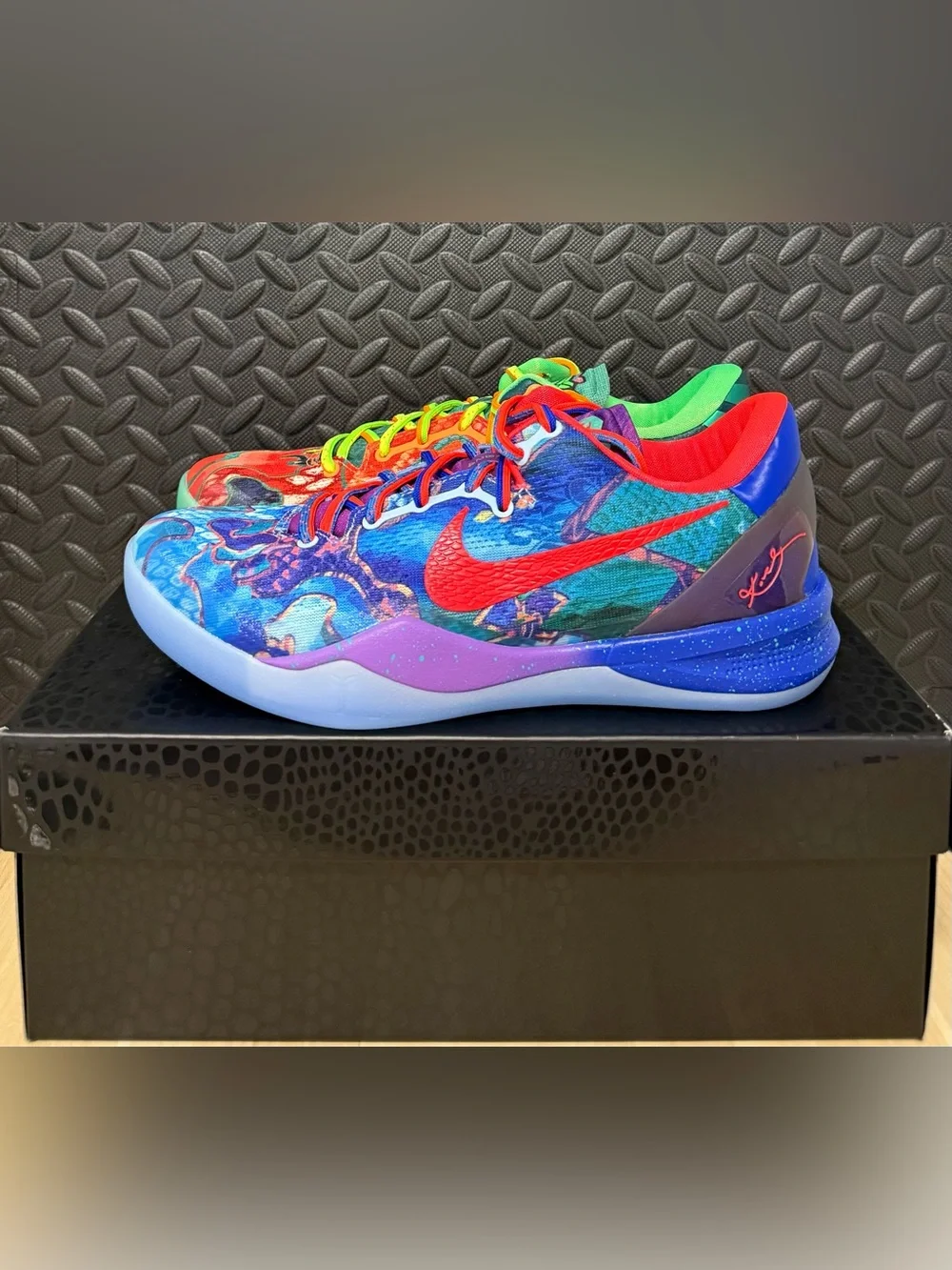 Nike What The Kobe VIII 8 Protro 2025 HM9621-900 Multi Color Mens Size 9